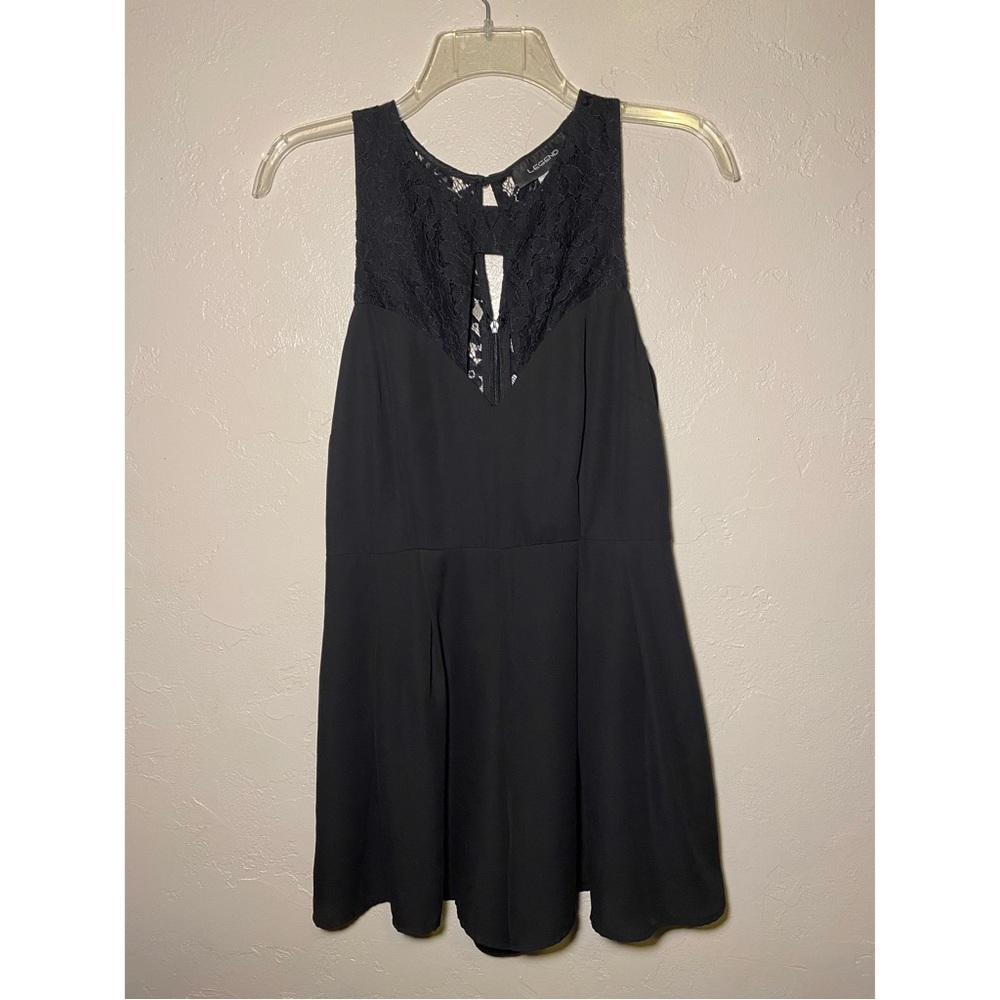 Black Lace Romper